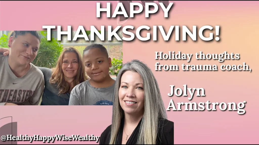 Holidays can overwhelm. This Thanksgiving episode acknowledges that.